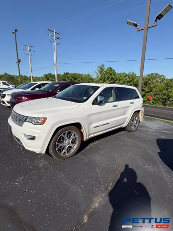 2019 WHITE Jeep Grand Cherokee Overland 4X4 SUV