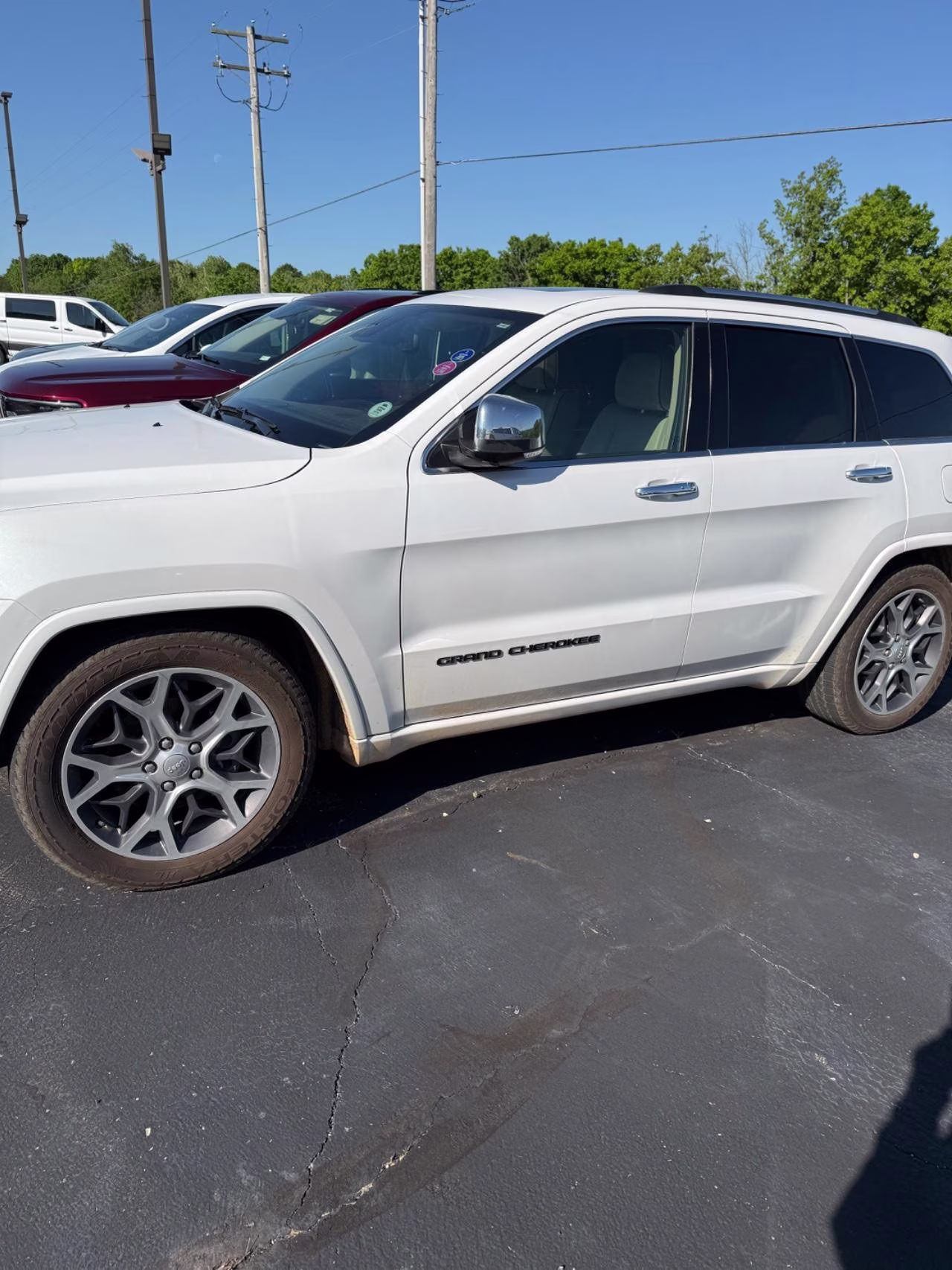 2019 WHITE Jeep Grand Cherokee Overland 4X4 SUV