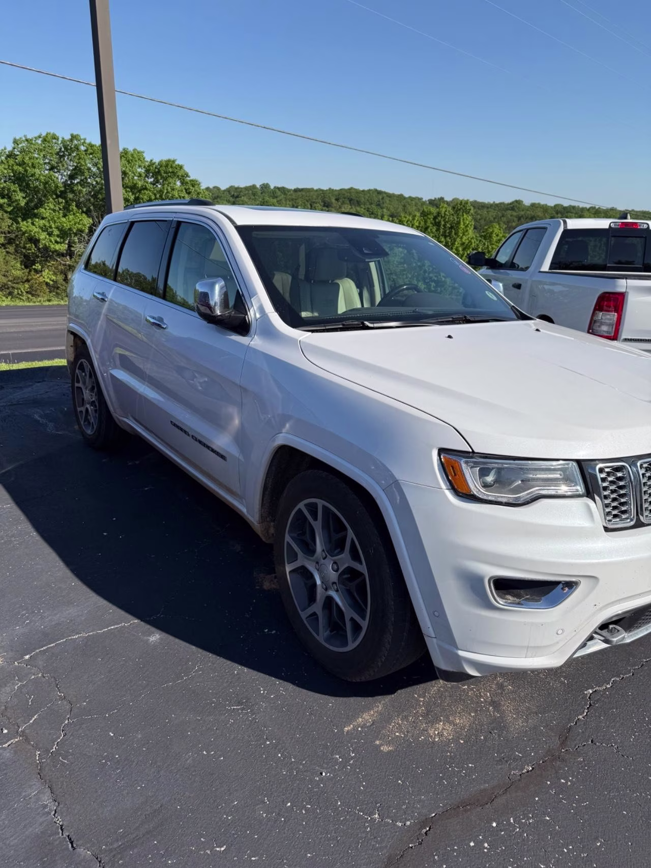 2019 WHITE Jeep Grand Cherokee Overland 4X4 SUV