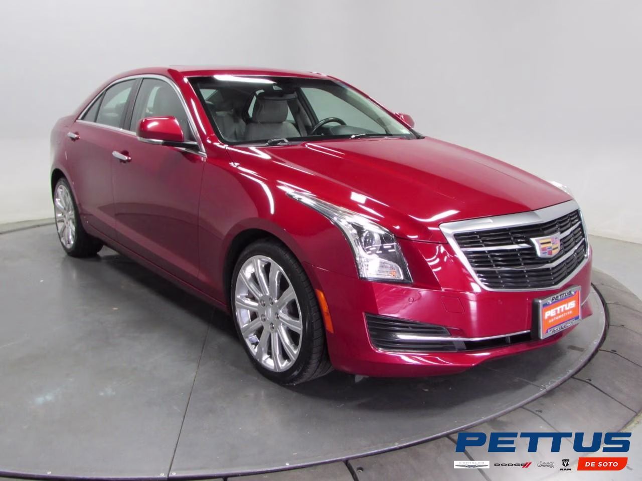 2017 Red Obsession Tintcoat Cadillac ATS 2.0L Turbo Luxury AWD Sedan