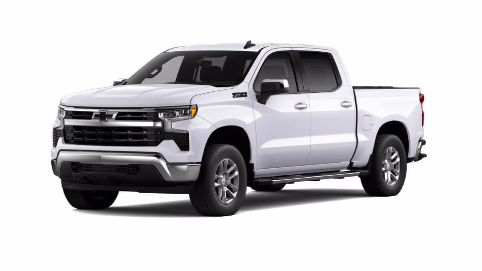 2026 White Chevrolet Silverado 1500 LT 4X4 Truck