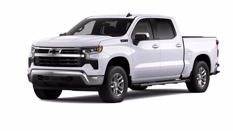 2026 White Chevrolet Silverado 1500 LT 4X4 Truck