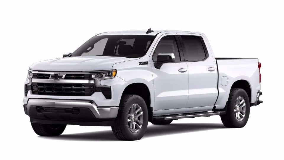 2026 White Chevrolet Silverado 1500 LT 4X4 Truck