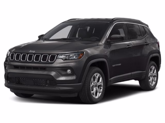 2026 Diamond Black Crystal Pearlcoat Jeep Compass Latitude 4X4 SUV