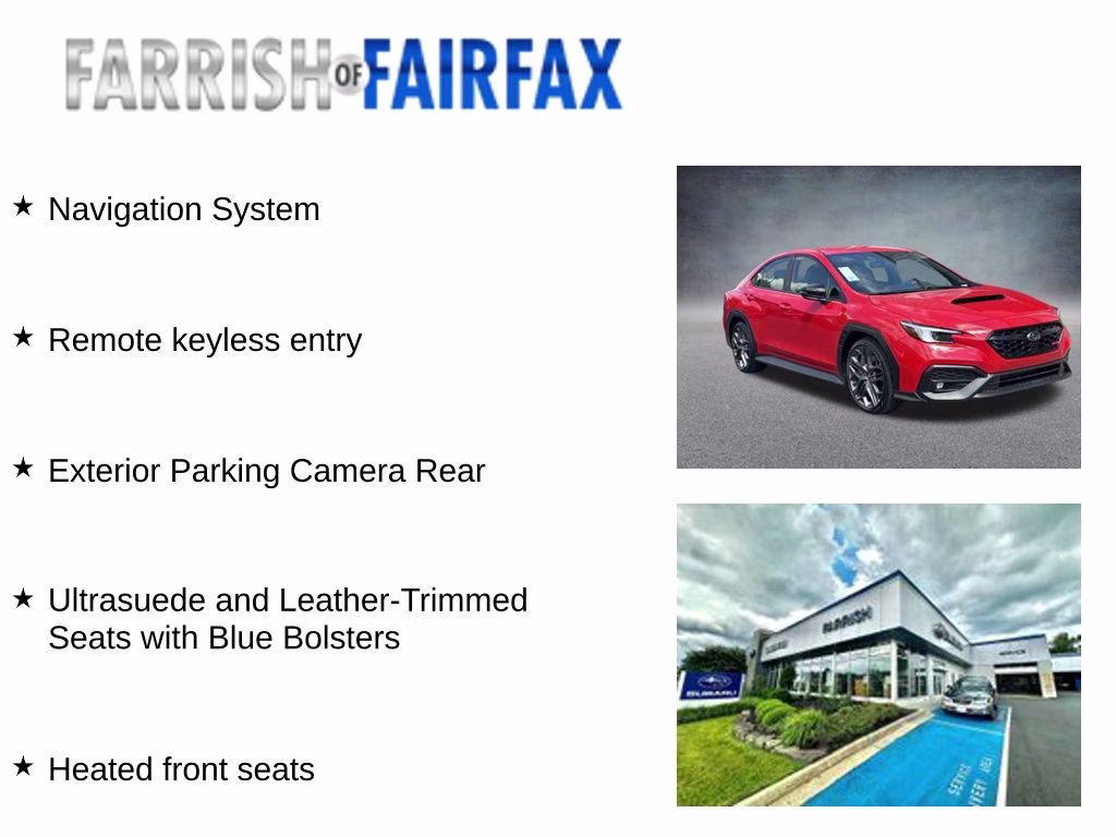 2026 Ignition Red Subaru WRX tS AWD Sedan