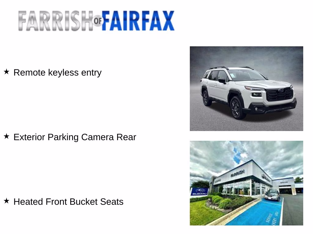 2026 Crystal White Pearl Subaru Outback Premium AWD SUV