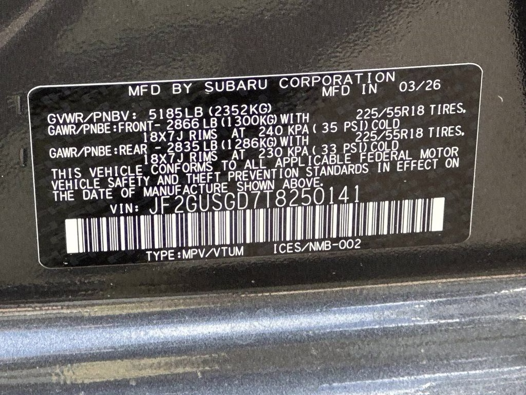 2026 Magnetite Gray Metallic Subaru Crosstrek Hybrid Sport AWD SUV