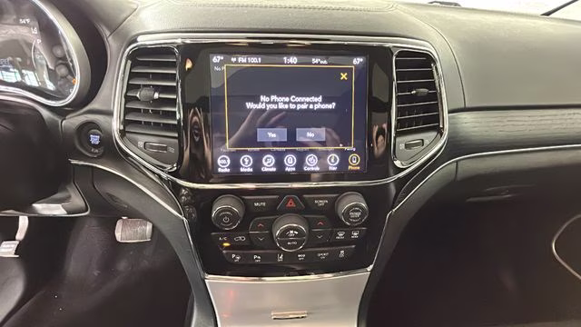 2019 Diamond Black Crystal Pearlcoat Jeep Grand Cherokee Summit 4X4 SUV