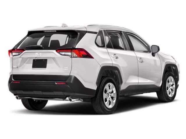 2021 Super White Toyota RAV4 LE FWD SUV
