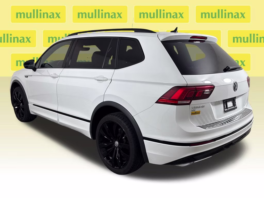 2021 Pure White Volkswagen Tiguan 2.0T SE R-Line Black FWD SUV
