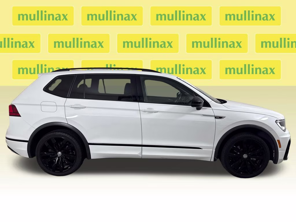 2021 Pure White Volkswagen Tiguan 2.0T SE R-Line Black FWD SUV