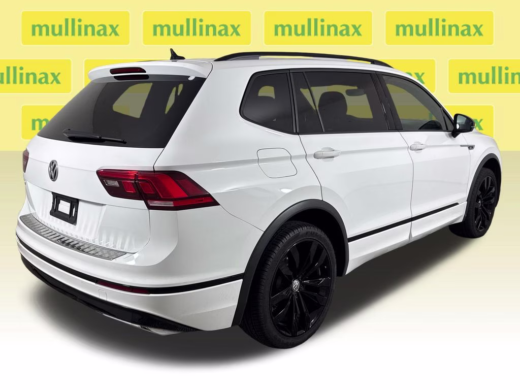 2021 Pure White Volkswagen Tiguan 2.0T SE R-Line Black FWD SUV