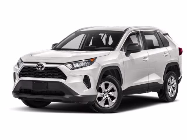 2021 Super White Toyota RAV4 LE FWD SUV