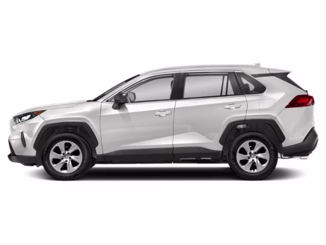 2021 Super White Toyota RAV4 LE FWD SUV