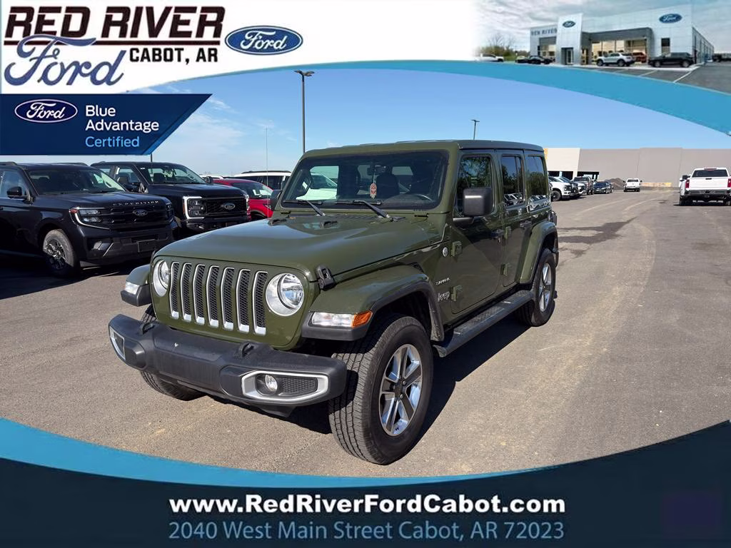 2020 Sarge Green Clearcoat Jeep Wrangler Sahara 4X4 SUV