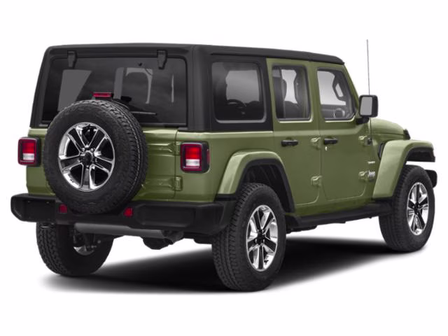 2020 Green Jeep Wrangler Unlimited Sahara 4X4 Crossover