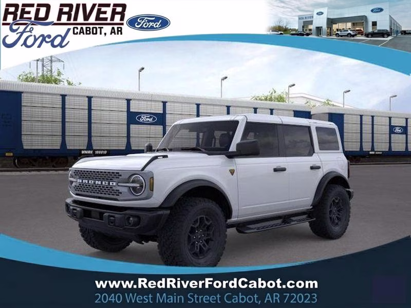 2026 Oxford White Ford Bronco Badlands 4X4 Crossover