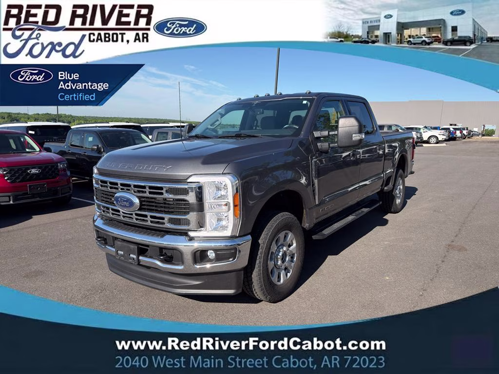 2023 CARBONIZED GRAY Ford Super Duty F-250 SRW XLT 4X4 Truck