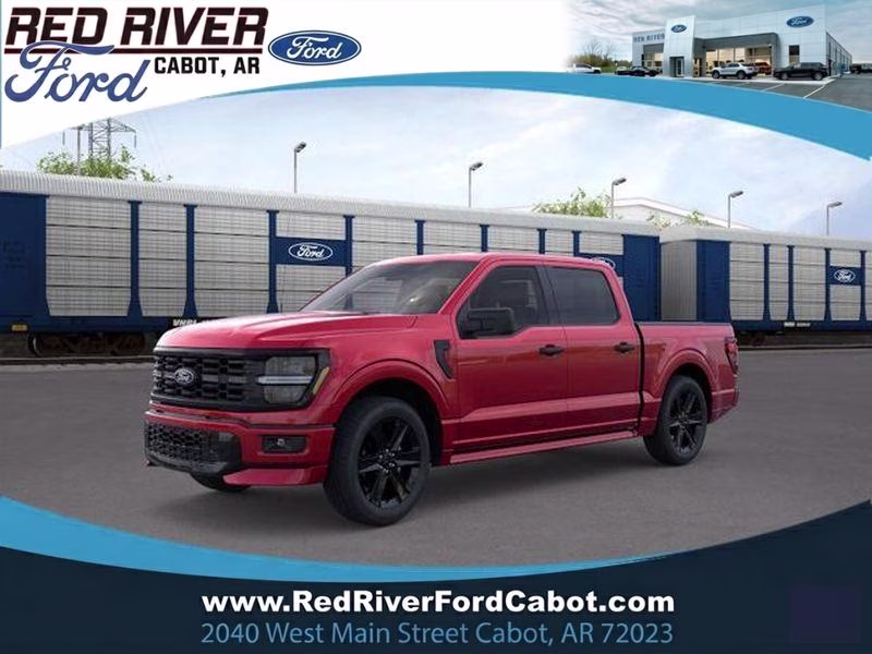 2026 Ruby Red Metallic Tinted Ford F-150 STX 4X4 Truck