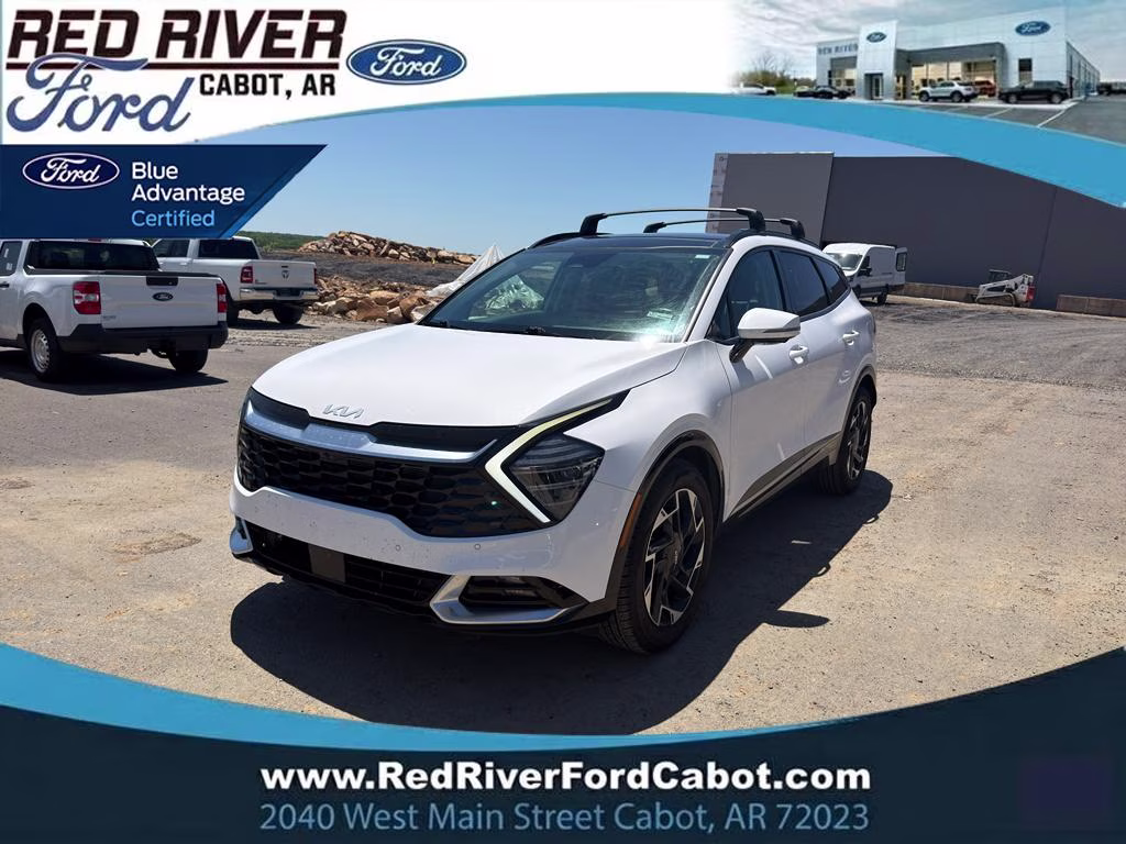 2025 Glacial White Pearl Kia Sportage SX-Prestige FWD SUV