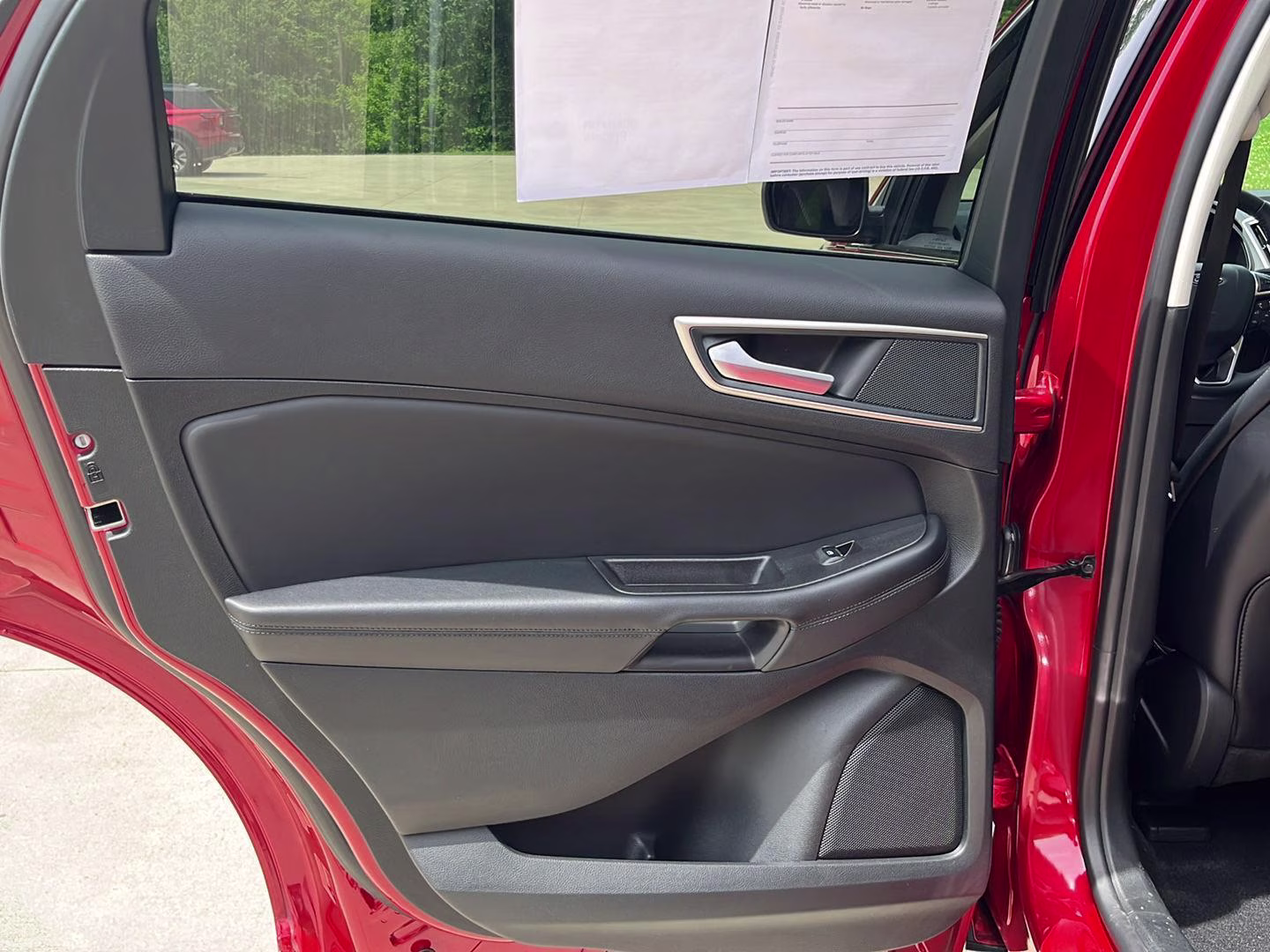 2024 Rapid Red Metallic Tinted Clearcoat Ford Edge SEL AWD SUV