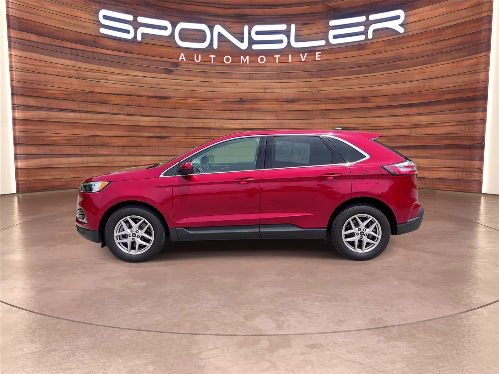 2024 Rapid Red Metallic Tinted Clearcoat Ford Edge SEL AWD SUV