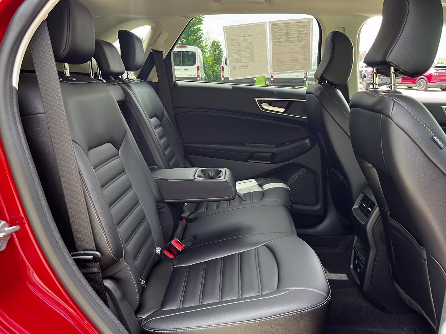 2024 Rapid Red Metallic Tinted Clearcoat Ford Edge SEL AWD SUV