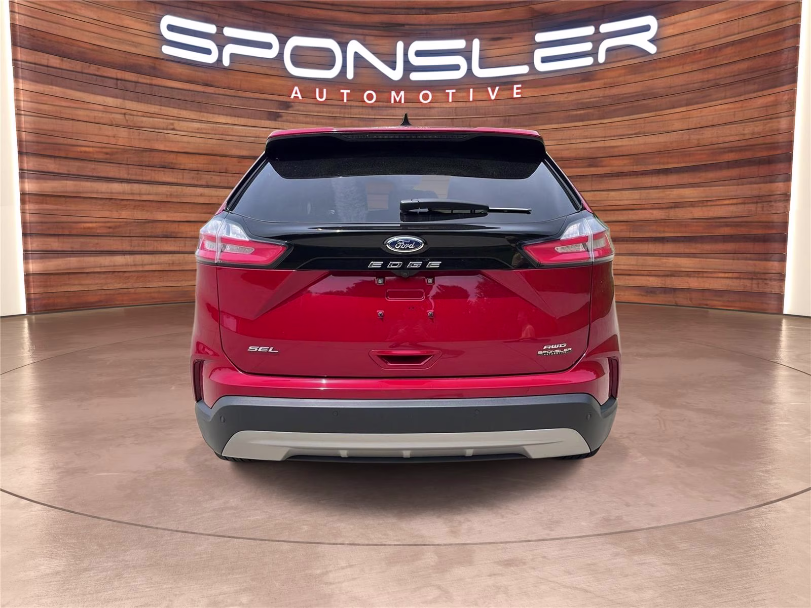 2024 Rapid Red Metallic Tinted Clearcoat Ford Edge SEL AWD SUV