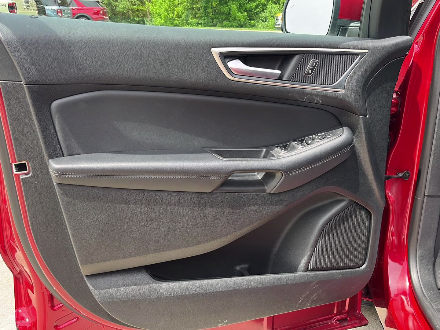 2024 Rapid Red Metallic Tinted Clearcoat Ford Edge SEL AWD SUV
