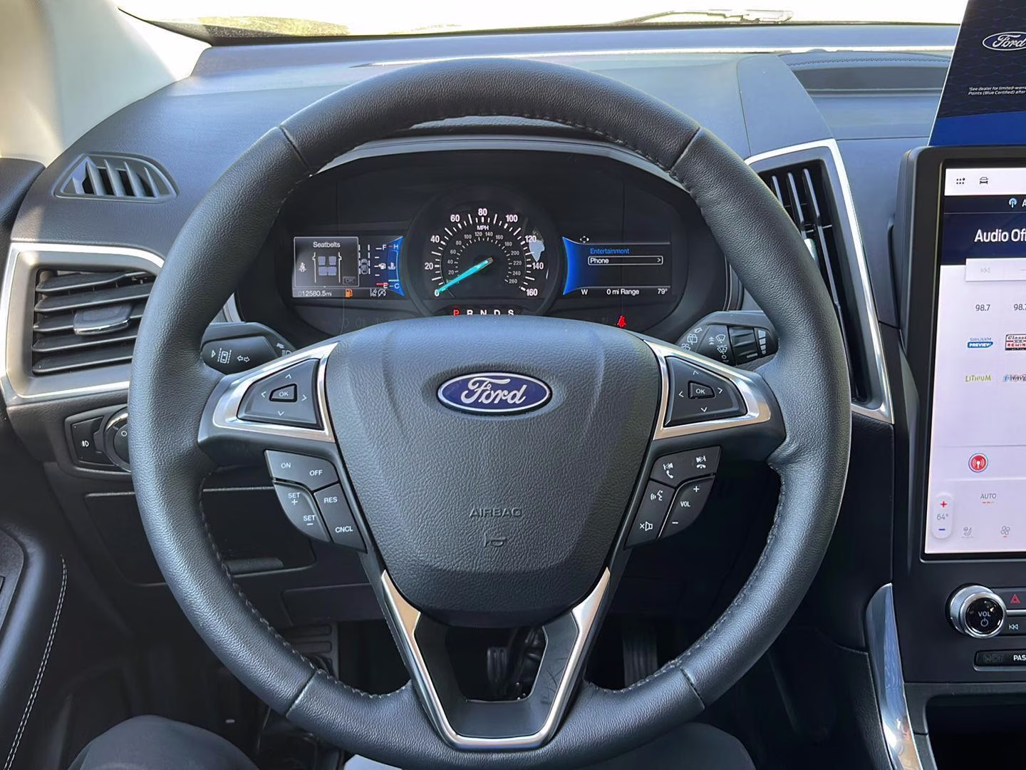 2024 Agate Black Ford Edge Titanium AWD SUV