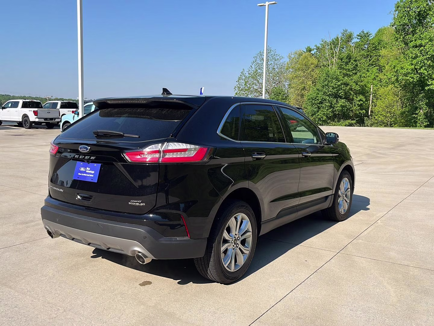 2024 Agate Black Ford Edge Titanium AWD SUV