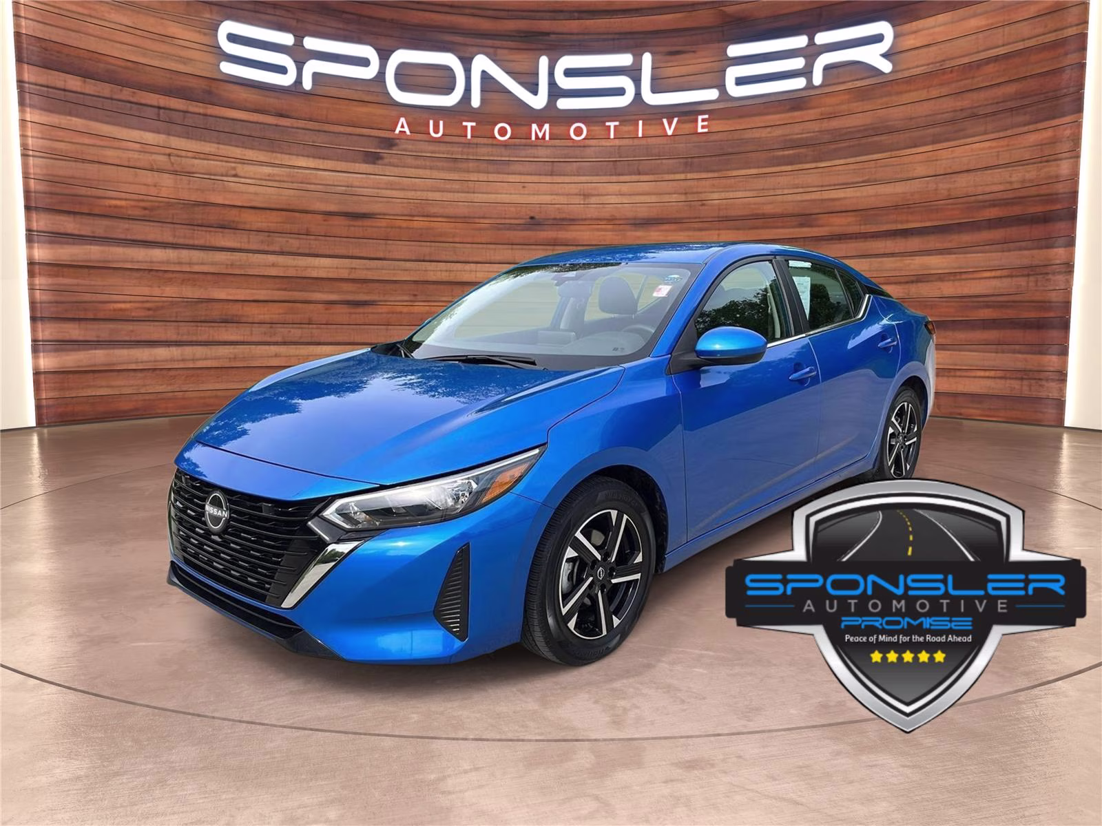 2025 Electric Blue Metallic Nissan Sentra SV FWD Sedan