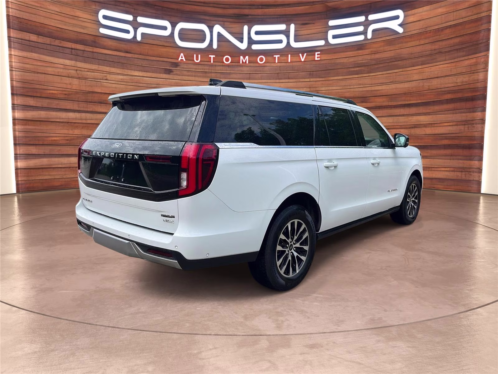 2025 Oxford White Ford Expedition Max Platinum 4X4 SUV