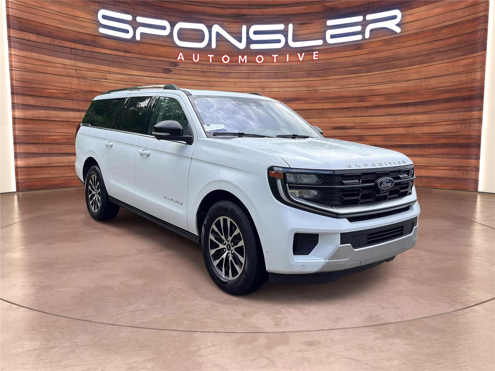2025 Oxford White Ford Expedition Max Platinum 4X4 SUV