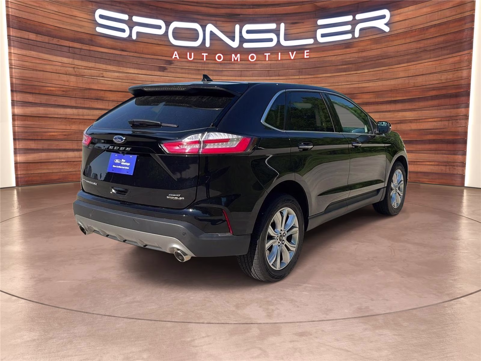 2024 Agate Black Ford Edge Titanium AWD SUV