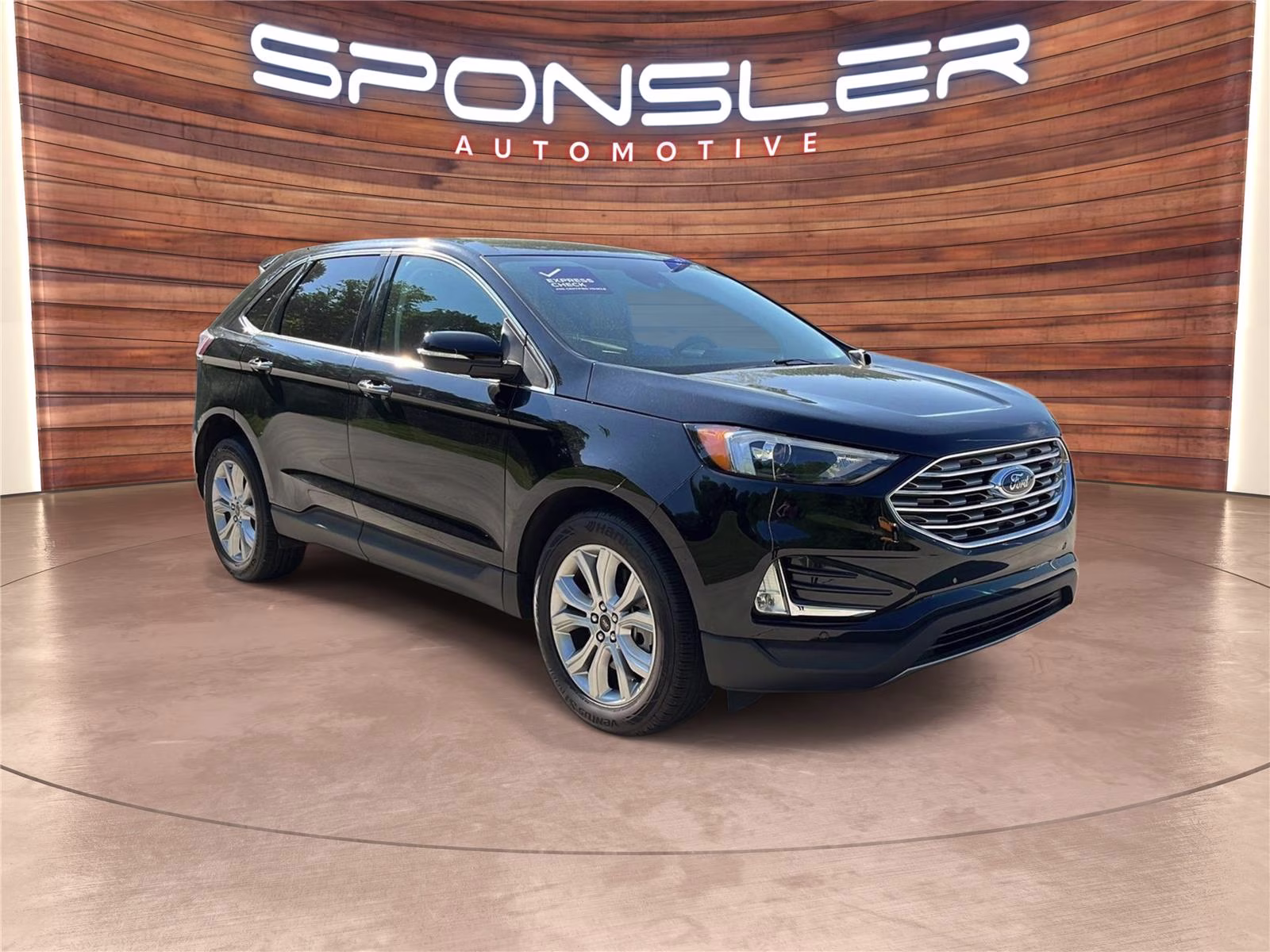 2024 Agate Black Ford Edge Titanium AWD SUV