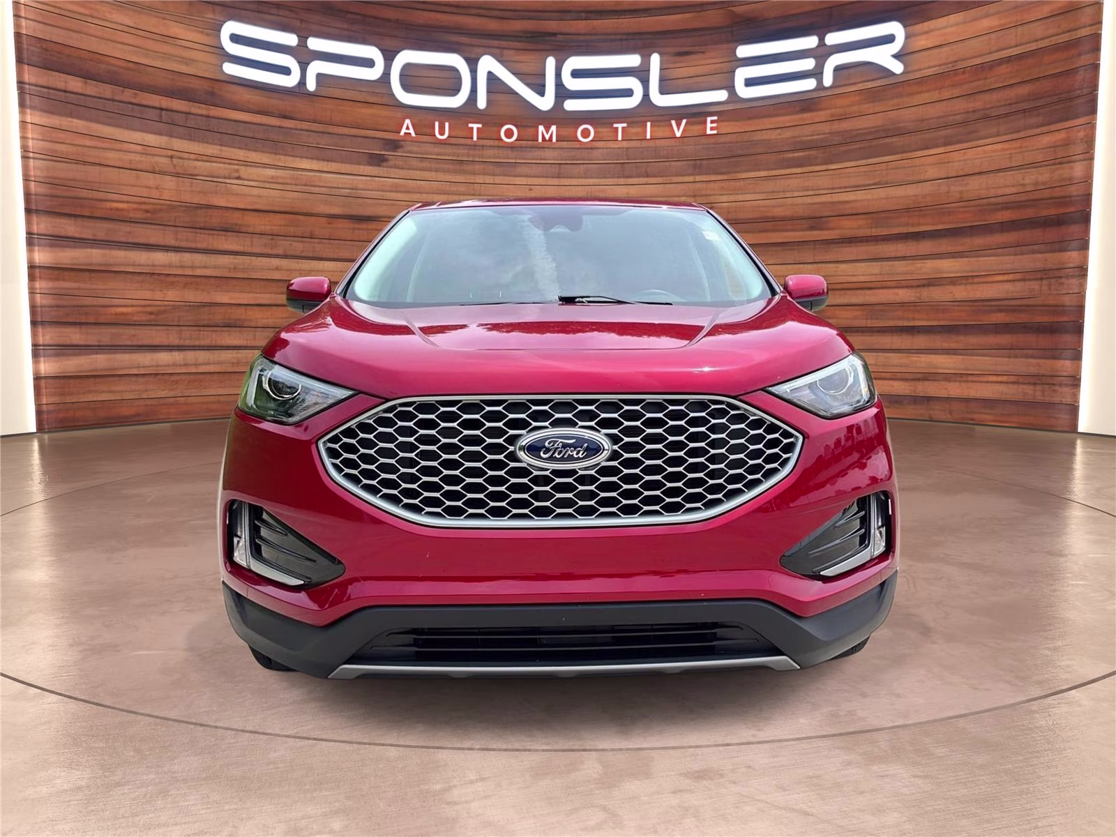 2024 Rapid Red Metallic Tinted Clearcoat Ford Edge SEL AWD SUV