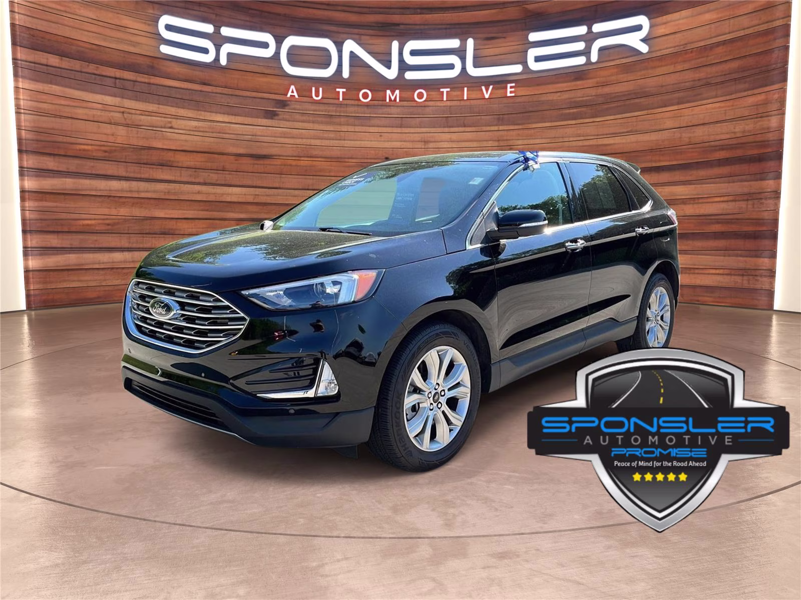 2024 Agate Black Ford Edge Titanium AWD SUV