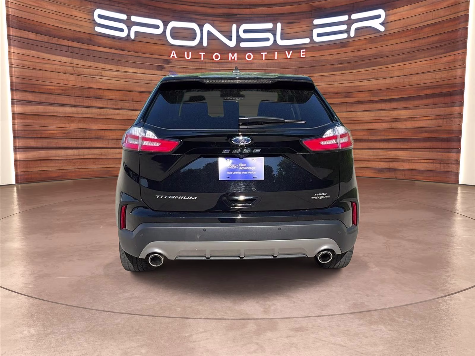 2024 Agate Black Ford Edge Titanium AWD SUV