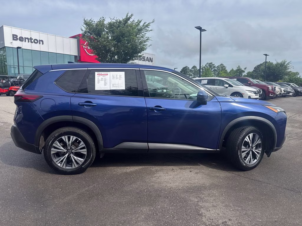 2021 Caspian Blue Metallic Nissan Rogue SV AWD SUV