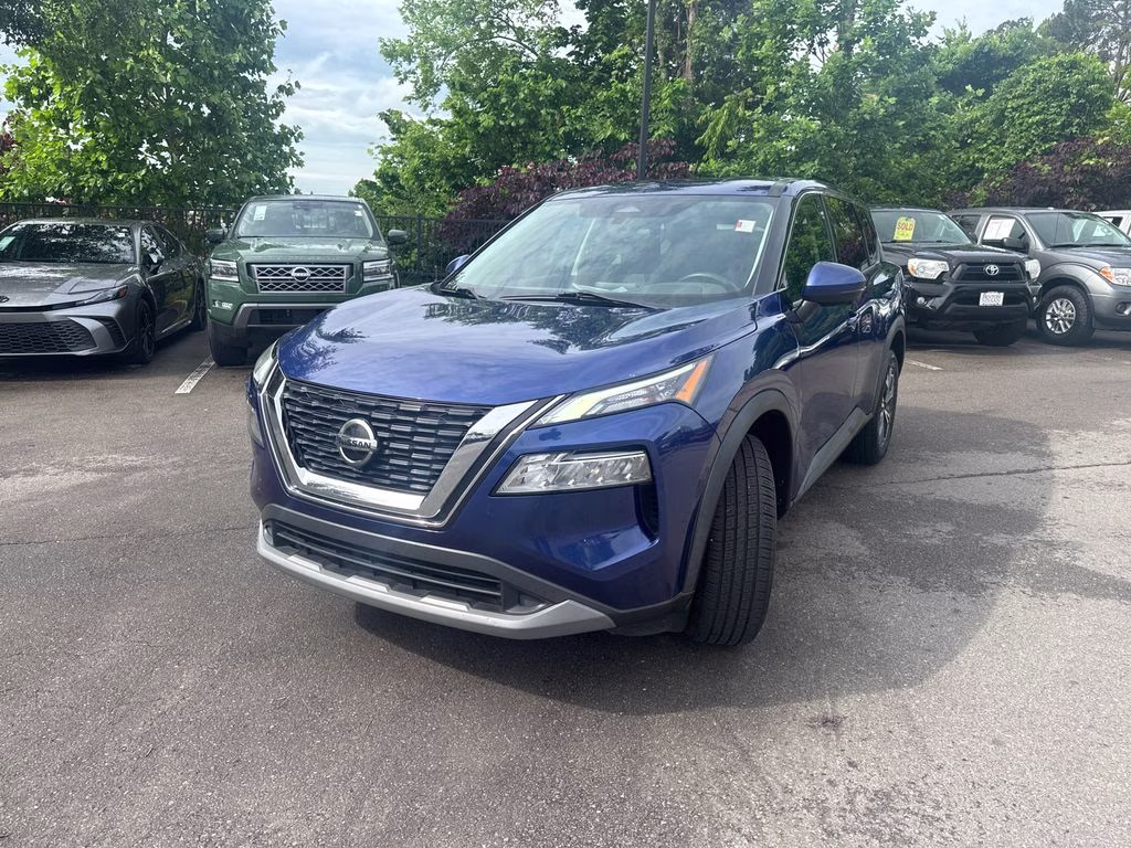 2021 Caspian Blue Metallic Nissan Rogue SV AWD SUV
