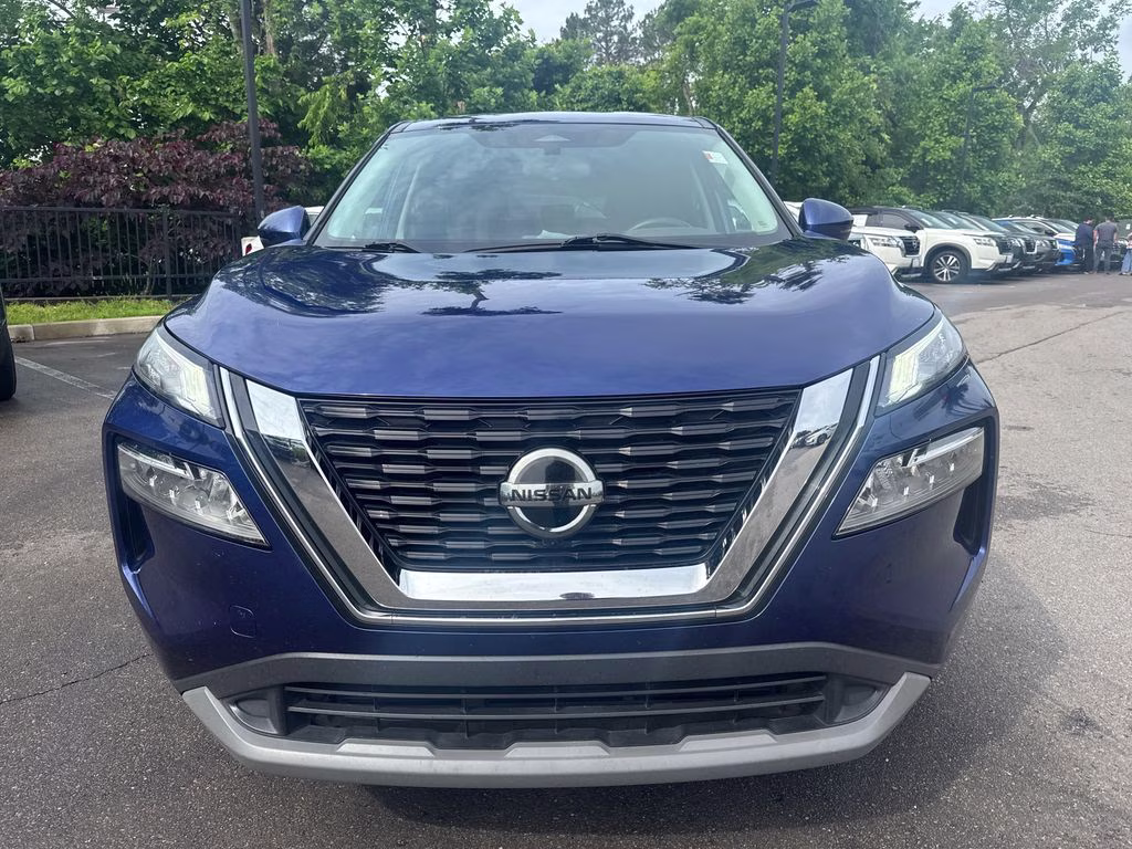 2021 Caspian Blue Metallic Nissan Rogue SV AWD SUV