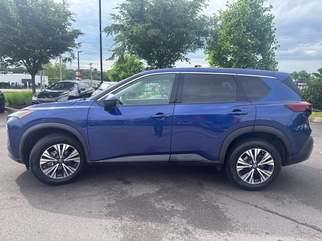 2021 Caspian Blue Metallic Nissan Rogue SV AWD SUV