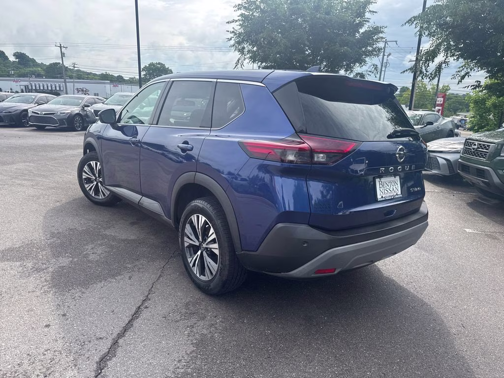 2021 Caspian Blue Metallic Nissan Rogue SV AWD SUV