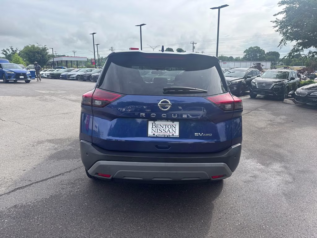 2021 Caspian Blue Metallic Nissan Rogue SV AWD SUV