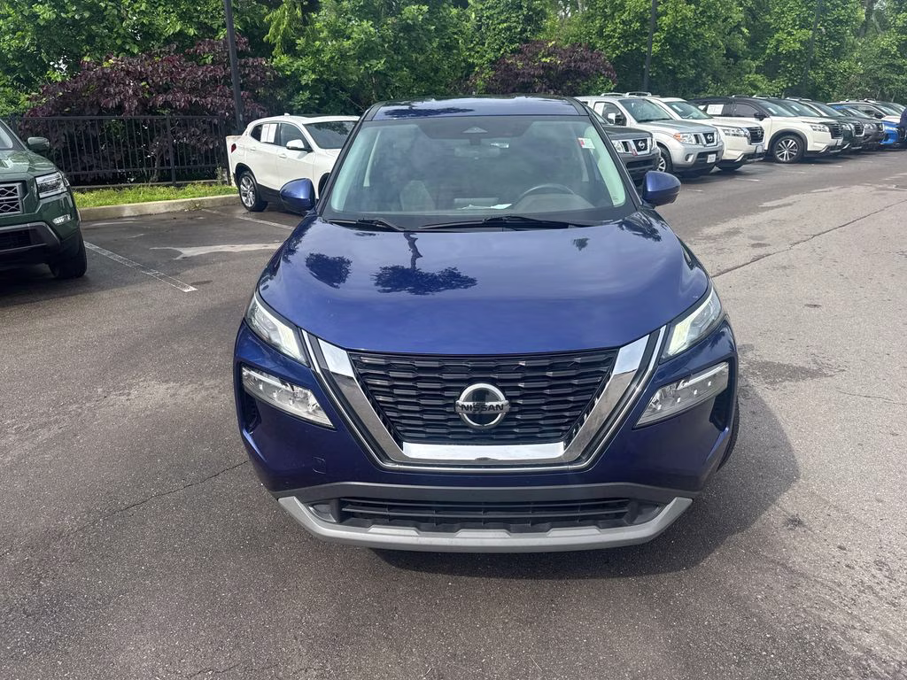 2021 Caspian Blue Metallic Nissan Rogue SV AWD SUV