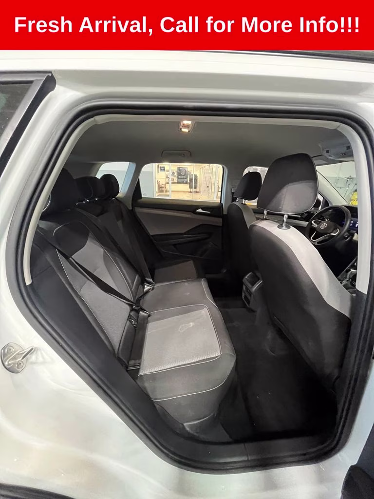2023 Pure White Volkswagen Taos 1.5T S FWD SUV