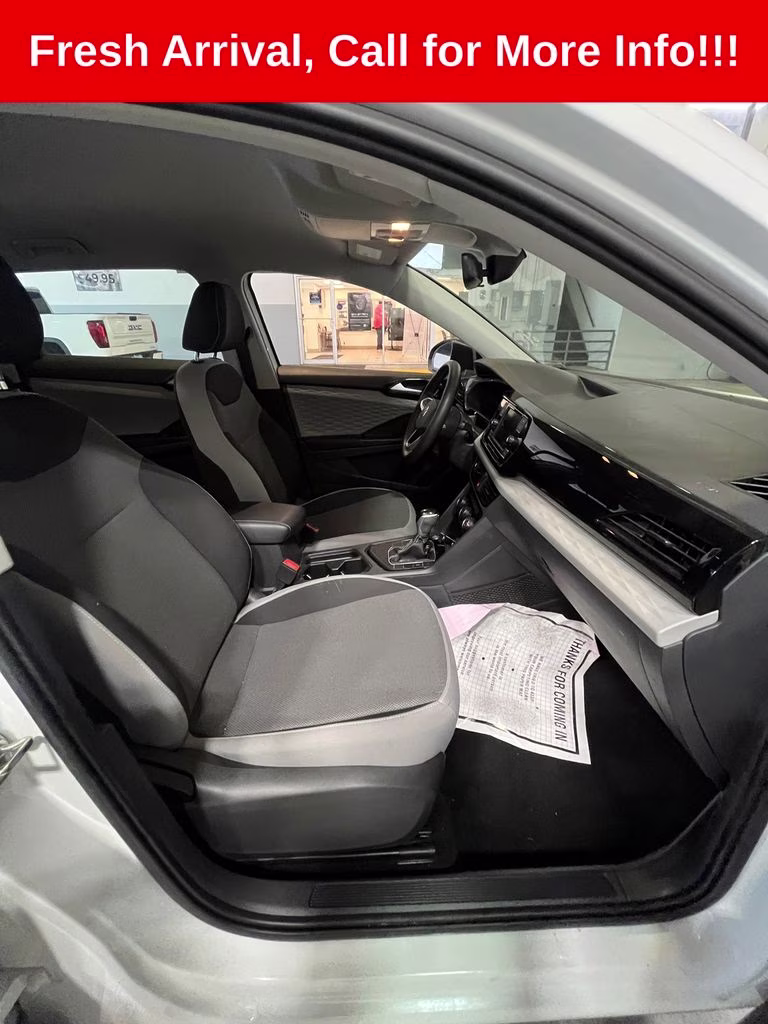 2023 Pure White Volkswagen Taos 1.5T S FWD SUV