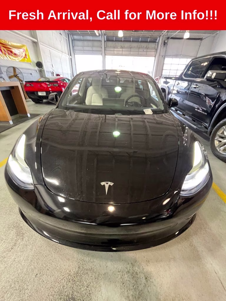 2021 Solid Black Tesla Model 3 Performance AWD Sedan