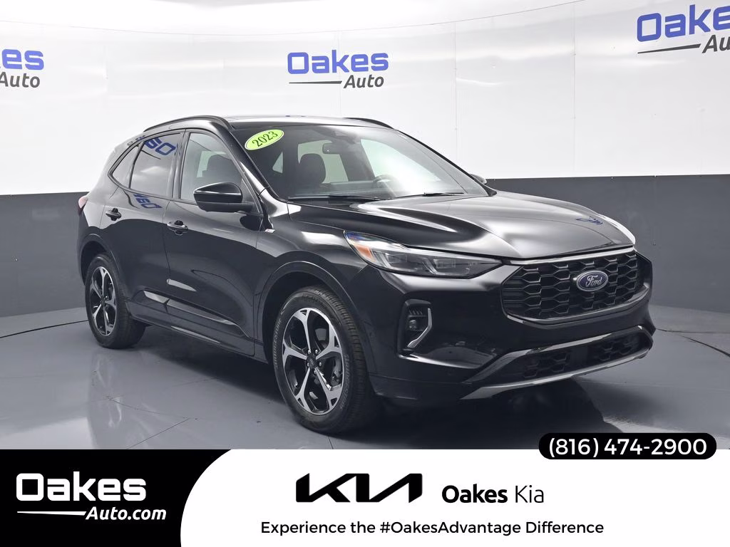 2023 Black Metallic Ford Escape ST-Line Elite AWD SUV